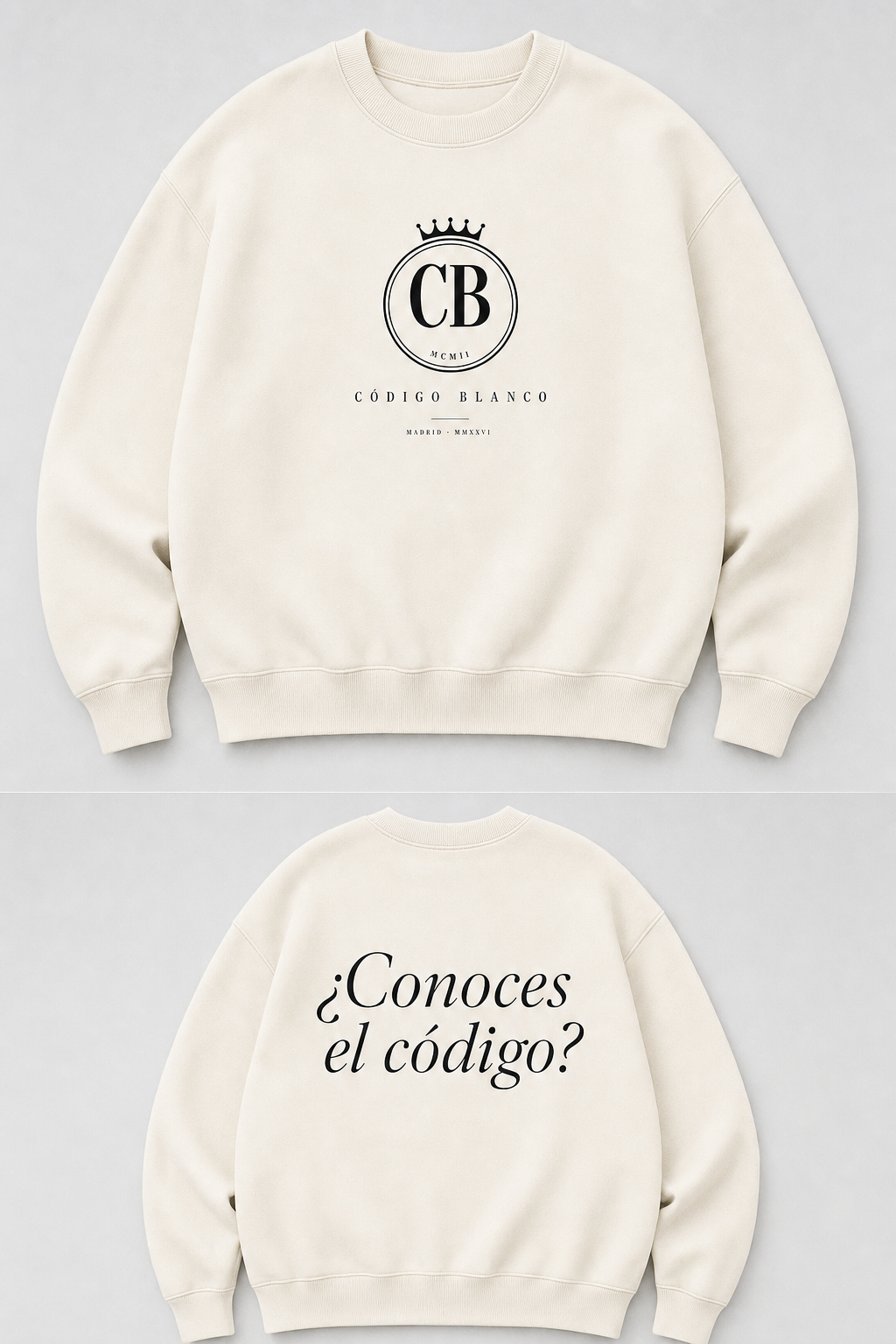 Crewneck Código Blanco